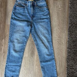 Madewell High Rise Blue Jeans
